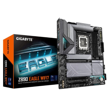 GIGABYTE MB Sc LGA1851 Z890 EAGLE WIFI7, Intel Z890, 4xDDR5, 1xDP, 1xUSB4, WiFi GIGABYTE MB Sc LGA1851 Z890 EAGLE WIFI7, Intel Z890, 4xDDR5, 1xDP, 1xUSB4, WiFi