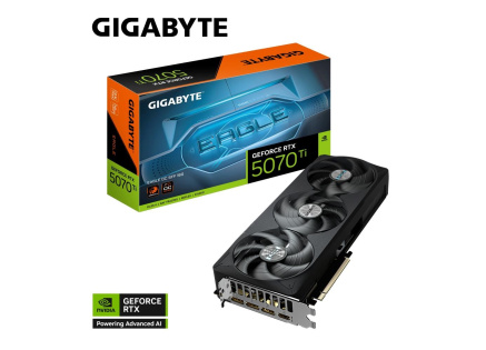 GIGABYTE VGA NVIDIA GeForce RTX 5070 Ti EAGLE OC 16G, 16G GDDR7, 3xDP, 1xHDMI GIGABYTE VGA NVIDIA GeForce RTX 5070 Ti EAGLE OC 16G, 16G GDDR7, 3xDP, 1xHDMI