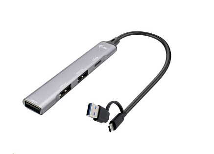i-tec USB-A/USB-C Metal HUB 1x USB-C 3.1 + 3x USB 2.0