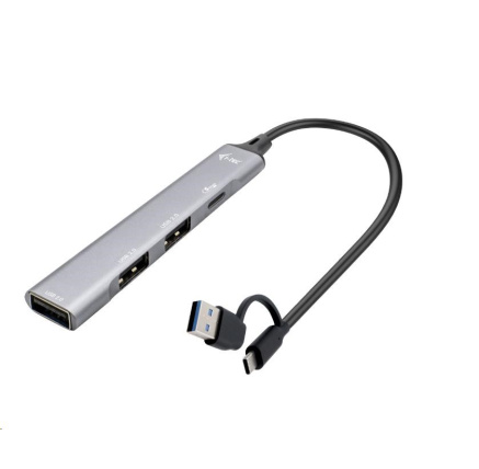 i-tec USB-A/USB-C Metal HUB 1x USB-C 3.1 + 3x USB 2.0