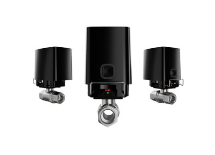 Ajax  WaterStop [1/2] ASP black (52270) - Dálkově ovládaný uzavírací ventil vody (1/2“)