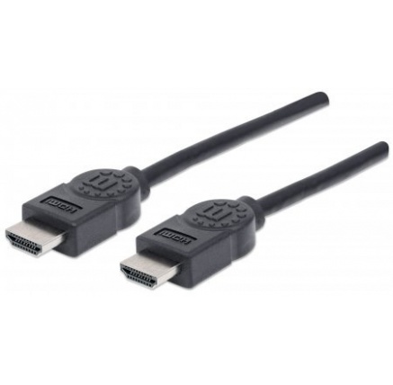 MANHATTAN kabel High Speed HDMI 4K, 3D, Male to Male, stíněný, černý, 5m MANHATTAN kabel High Speed HDMI 4K, 3D, Male to Male, stíněný, černý, 5m