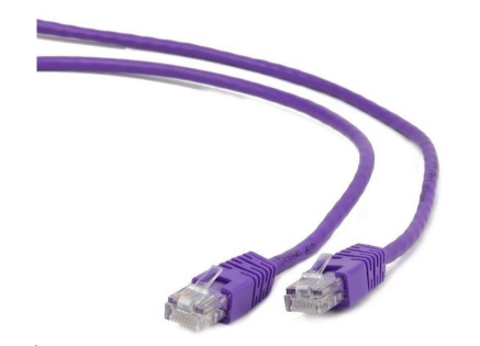 GEMBIRD kabel patchcord Cat5e UTP 1m, fialový GEMBIRD kabel patchcord Cat5e UTP 1m, fialový