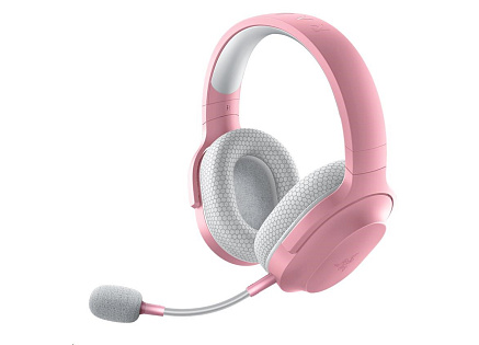 RAZER sluchátka Barracuda X - Quartz Pink, Bluetooth