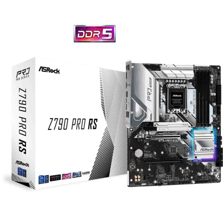 ASRock MB Sc LGA1700 Z790 PRO RS, Intel Z790, 4xDDR5, 1xDP, 1xHDMI