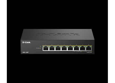 D-Link DMS-108P/E 8-Port 2.5G Multi-Gigabit Unmanaged PoE Switch