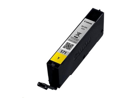 CANON CARTRIDGE CLI-571 Y žlutá pro PIXMA MG575x, MG685x, MG775x, TS505x, TS605x, TS805x (323 str.) CANON CARTRIDGE CLI-571 Y žlutá pro PIXMA MG575x, MG685x, MG775x, TS505x, TS605x, TS805x (323 str.)