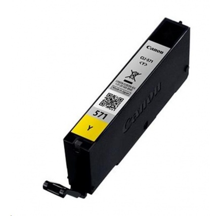 CANON CARTRIDGE CLI-571 Y žlutá pro PIXMA MG575x, MG685x, MG775x, TS505x, TS605x, TS805x (323 str.) CANON CARTRIDGE CLI-571 Y žlutá pro PIXMA MG575x, MG685x, MG775x, TS505x, TS605x, TS805x (323 str.)