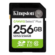 Kingston SDXC karta 256GB Canvas Select Plus, U1, V10, A1