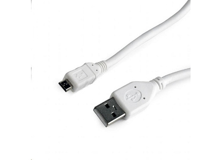 GEMBIRD Kabel USB A Male/Micro B Male 2.0, 0,5m, White, High Quality GEMBIRD Kabel USB A Male/Micro B Male 2.0, 0,5m, White, High Quality