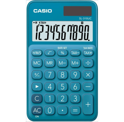 CASIO kalkulačka SL 310UC BU, Kapesní kalkulátor