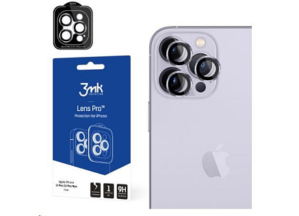 3mk Lens Protection Pro pro Apple iPhone 15, Pink 3mk Lens Protection Pro pro Apple iPhone 15, Pink