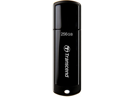 TRANSCEND Flash Disk 256GB JetFlash®700, USB 3.1, černá