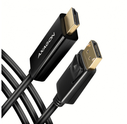 AXAGON RVD-HI14C2, DisplayPort -> HDMI 1.4 redukce / kabel 1.8m, 4K/30Hz AXAGON RVD-HI14C2, DisplayPort -> HDMI 1.4 redukce / kabel 1.8m, 4K/30Hz