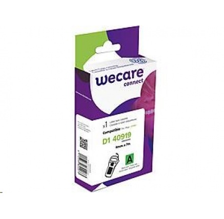 WECARE ARMOR páska pro DYMO S0720740, černá/zelená, 9mm x 7m WECARE ARMOR páska pro DYMO S0720740, černá/zelená, 9mm x 7m