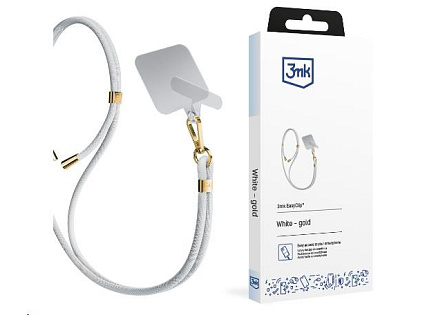 3mk EasyClip White (gold)