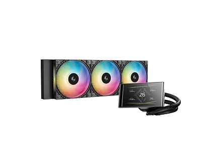 DEEPCOOL Vodní chladič LT360 VISION ARGB, 3x120mm, ARGB, AM5, LGA1851, černá DEEPCOOL Vodní chladič LT360 VISION ARGB, 3x120mm, ARGB, AM5, LGA1851, černá