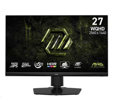 MSI LCD MAG 272QPF E20, 27", 2560x1440, Rapid IPS, 0,5 ms, VESA 100x100, Black
