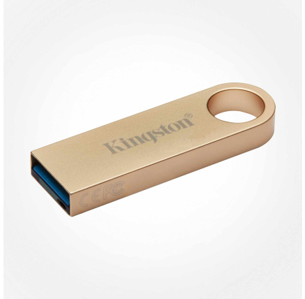 Kingston 128GB DataTraveler DTSE9, 3. Generace, USB 3.2, zlatá