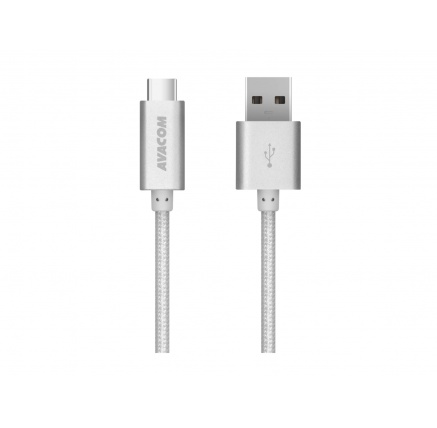 AVACOM TPC-100S kabel USB - USB Type-C, 100cm, stříbrná AVACOM TPC-100S kabel USB - USB Type-C, 100cm, stříbrná