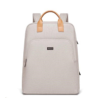 MYBALO Nova dámský městský batoh na noteboo - béžová