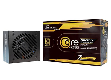 SEASONIC zdroj Core GX 750W, 120mm, Plně modulární, 80+ Gold, ATX 3.1