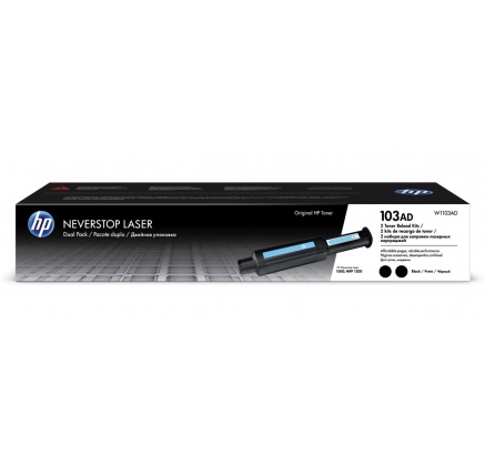 HP 103AD Neverstop Toner Reload Kit 2-Pack (2,500 / 2,500 pages)