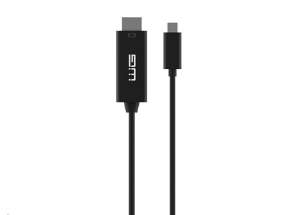 WG - Datový kabel Type-C na HDMI, 3 metry, 4K, černá WG - Datový kabel Type-C na HDMI, 3 metry, 4K, černá