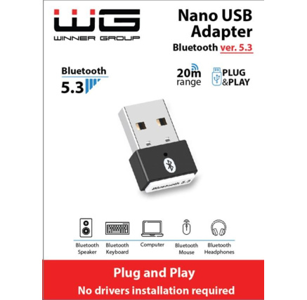 WG - Adaptér Mini Bluetooth 5.3 WG - Adaptér Mini Bluetooth 5.3