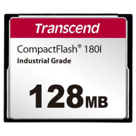 TRANSCEND CompactFlash Card CF180I, 128MB, SLC mode WD-15, Wide Temp.