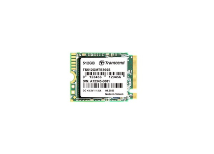 TRANSCEND SSD 300S 512GB, M.2 2230,PCIe Gen3x4, NVMe, 3D TLC, ez DRAM