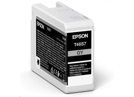 EPSON ink Singlepack Gray T46S7 UltraChrome Pro 10 ink 25ml EPSON ink Singlepack Gray T46S7 UltraChrome Pro 10 ink 25ml