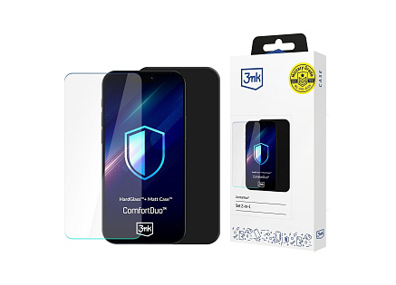 3mk kryt+tvrzené sklo ComfortDuo Matt Black pro Motorola Moto G34 5G
