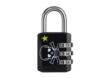 Master Lock Kombinační visací zámek  1509EURDSKULL - 30mm