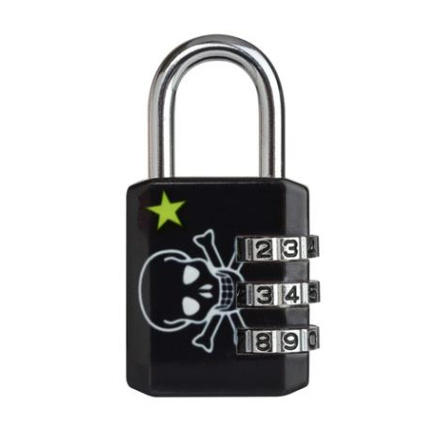 Master Lock Kombinační visací zámek  1509EURDSKULL - 30mm