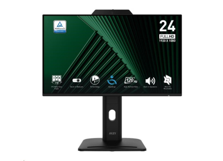 MSI LCD PRO MP242PMG, 23.8", 1920 x 1080, IPS, 120Hz, 300nits, VESA 100x100, Black