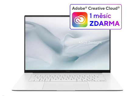 ASUS NTB Zenbook S 16 (UM5606GA-OLED176X), Ryzen™ AI 9 465, 16" 2880 x 1800, 32GB, 2TB SSD, Radeon 880M, W11 Home, White