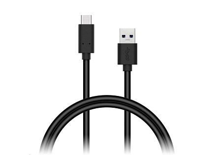 CONNECT IT Wirez USB-C (Type C) -> USB-A, USB 3.1 Gen 1, černý, 0,5 m