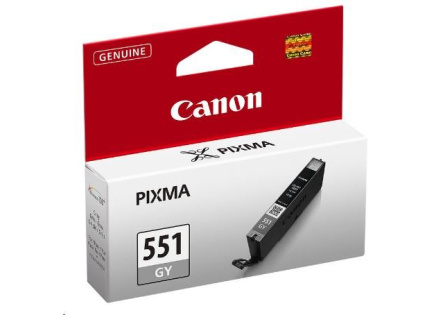 Canon CARTRIDGE CLI-551GY šedá pro PIXMA iP8750, MG5450, MG5650, MG6350, MG6450, MG6650, MG7150, MG7550 (126 str.)