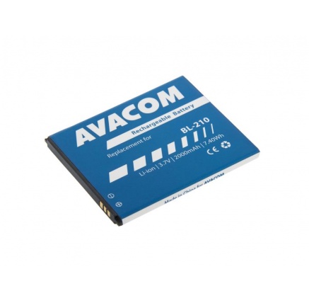 AVACOM baterie do mobilu Lenovo A536 Li-Ion 3,7V 2000mAh (náhrada BL210) AVACOM baterie do mobilu Lenovo A536 Li-Ion 3,7V 2000mAh (náhrada BL210)