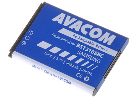AVACOM baterie do mobilu Samsung X200, E250 Li-Ion 3,7V 800mAh (náhrada AB463446BU)