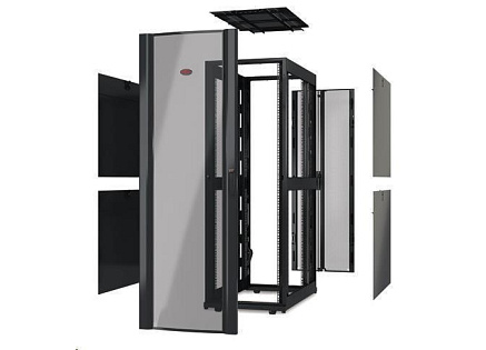 APC NetShelter SX 48U 600mm Wide x 1200mm Deep Enclosure Without Sides Without Doors, Black APC NetShelter SX 48U 600mm Wide x 1200mm Deep Enclosure Without Sides Without Doors, Black