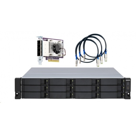 QNAP TL-R1200S-RP rozšiřující jednotka QNAP NAS s QXP-1600eS (12xSATA,3xSFF-8088,RP)
