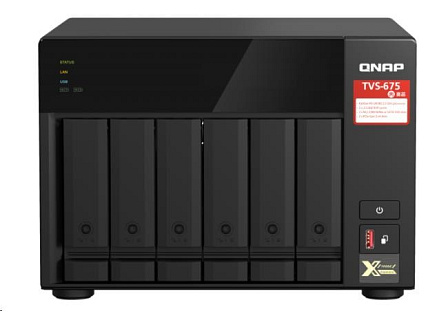 QNAP TVS-675-8G (8C/ZhaoXin KX-U6580/2,5GHz/8GBRAM/6xSATA/2x2,5GbE/2xM.2/4xUSB3.2/1xHDMI/2xPCIe)