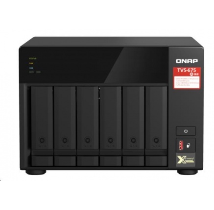 QNAP TVS-675-8G (8C/ZhaoXin KX-U6580/2,5GHz/8GBRAM/6xSATA/2x2,5GbE/2xM.2/4xUSB3.2/1xHDMI/2xPCIe)