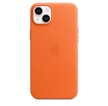 APPLE iPhone 14 Plus kožené pouzdro s MagSafe - Orange