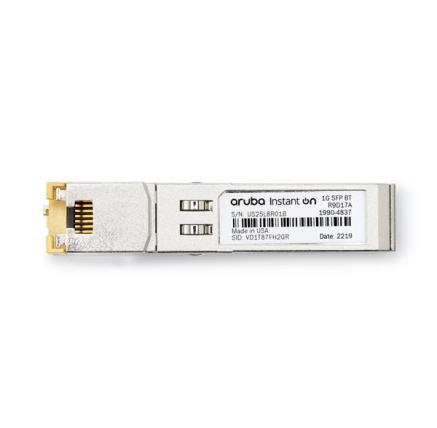 HPE Networking Instant On 1G SFP RJ45 100m Cat5e Transceiver 1830 1930 1960