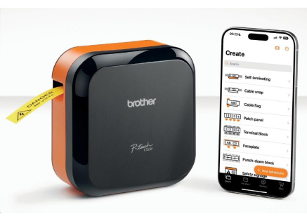 BROTHER tiskárna štítků PT-E720BTZ - 12,24mm, pásky, mobilní, Tiskárna Štítků pro průmysl a elekt BROTHER tiskárna štítků PT-E720BTZ - 12,24mm, pásky, mobilní, Tiskárna Štítků pro průmysl a elekt