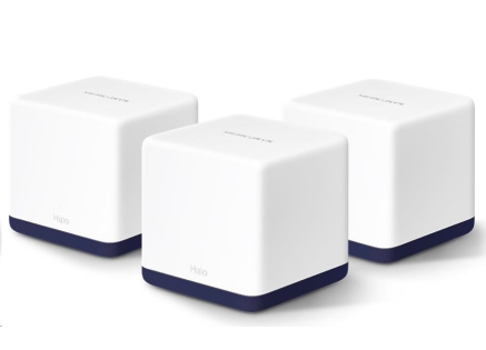 MERCUSYS Halo H50G(3-pack) Aginet WiFi5 Mesh (AC1900,2,4GHz/5GHz,3xGbELAN/WAN)
