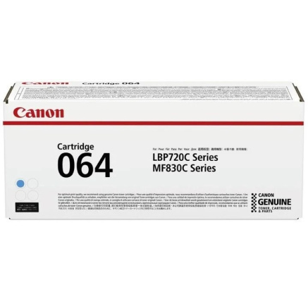 Canon TONER CRG 064C azurová pro i-Sensys MF 832cdw ( 5 000 str.) Canon TONER CRG 064C azurová pro i-Sensys MF 832cdw ( 5 000 str.)
